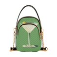 thumbnail image 1 of FORMRS Crossbody Bag for Women Quilted Travel Shoulder Cell Phone Purse with Chain Strap Handbag, Green Lemon Juice, 1 of 7