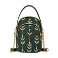 thumbnail image 1 of FORMRS Crossbody Bag for Women Shoulder Cell Phone Purse with Zipper, Green Plants, 1 of 7