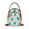 thumbnail image 1 of FORMRS Crossbody Bag for Women Quilted Travel Shoulder Cell Phone Purse with Chain Strap Handbag, Green Strawberry, 1 of 7