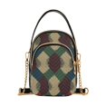 thumbnail image 1 of FORMRS Crossbody Bag for Women Quilted Travel Shoulder Cell Phone Purse with Chain Strap Handbag, Green Tartan Pattern, 1 of 7