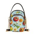 thumbnail image 1 of FORMRS Crossbody Bag for Women Quilted Travel Shoulder Cell Phone Purse with Chain Strap Handbag, Green Tomatoes, 1 of 7