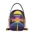 thumbnail image 1 of FORMRS Crossbody Bag for Women Quilted Travel Shoulder Cell Phone Purse with Chain Strap Handbag, Neon Road, 1 of 7