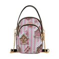 thumbnail image 1 of FORMRS Crossbody Bag for Women Quilted Travel Shoulder Cell Phone Purse with Chain Strap Handbag, Pink Gingerbread Houses, 1 of 7
