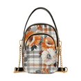 thumbnail image 1 of FORMRS Crossbody Bag for Women Quilted Travel Shoulder Cell Phone Purse with Chain Strap Handbag, Plaid Floral, 1 of 7