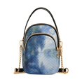 thumbnail image 1 of FORMRS Crossbody Bag for Women Quilted Travel Shoulder Cell Phone Purse with Chain Strap Handbag, Plants and River, 1 of 7