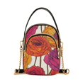thumbnail image 1 of FORMRS Crossbody Bag for Women Quilted Travel Shoulder Cell Phone Purse with Chain Strap Handbag, Purple Hand Drawn Floral, 1 of 7