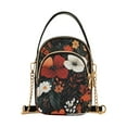 thumbnail image 1 of FORMRS Crossbody Bag for Women Quilted Travel Shoulder Cell Phone Purse with Chain Strap Handbag, Red Flowers Pattern, 1 of 7