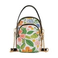 thumbnail image 1 of FORMRS Crossbody Bag for Women Quilted Travel Shoulder Cell Phone Purse with Chain Strap Handbag, Retro Pink Floral, 1 of 7