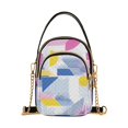 thumbnail image 1 of FORMRS Crossbody Bag for Women Quilted Travel Shoulder Cell Phone Purse with Chain Strap Handbag, Retro Simple Shapes, 1 of 7