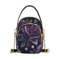 thumbnail image 1 of FORMRS Crossbody Bag for Women Quilted Travel Shoulder Cell Phone Purse with Chain Strap Handbag, Roses and Pearls, 1 of 7