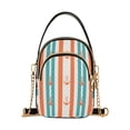 thumbnail image 1 of FORMRS Crossbody Bag for Women Quilted Travel Shoulder Cell Phone Purse with Chain Strap Handbag, Simple Nautical Pattern, 1 of 7