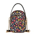 thumbnail image 1 of FORMRS Crossbody Bag for Women Quilted Travel Shoulder Cell Phone Purse with Chain Strap Handbag, Small Colorful Flower, 1 of 7