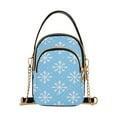 thumbnail image 1 of FORMRS Crossbody Bag for Women Shoulder Cell Phone Purse with Zipper, Snowflake Pattern, 1 of 7