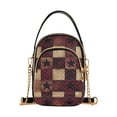 thumbnail image 1 of FORMRS Crossbody Bag for Women Quilted Travel Shoulder Cell Phone Purse with Chain Strap Handbag, Star Spangled Squares, 1 of 7