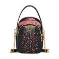 thumbnail image 1 of FORMRS Crossbody Bag for Women Quilted Travel Shoulder Cell Phone Purse with Chain Strap Handbag, UFO with Hearts Pattern, 1 of 7