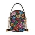 thumbnail image 1 of FORMRS Crossbody Bag for Women Quilted Travel Shoulder Cell Phone Purse with Chain Strap Handbag, Vibrant Flowers Pattern, 1 of 7