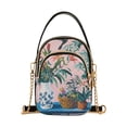 thumbnail image 1 of FORMRS Crossbody Bag for Women Quilted Travel Shoulder Cell Phone Purse with Chain Strap Handbag, Vibrant Flowers, 1 of 7