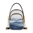 thumbnail image 1 of FORMRS Crossbody Bag for Women Quilted Travel Shoulder Cell Phone Purse with Chain Strap Handbag, Watercolor Mountains, 1 of 7