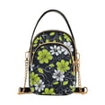 thumbnail image 1 of FORMRS Crossbody Bag for Women Quilted Travel Shoulder Cell Phone Purse with Chain Strap Handbag, White Flower Pattern, 1 of 7