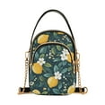 thumbnail image 1 of FORMRS Crossbody Bag for Women Quilted Travel Shoulder Cell Phone Purse with Chain Strap Handbag, Yellow Lemons, 1 of 7