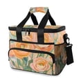 thumbnail image 1 of FORMRS Insulated Cooler Bag 24 Cans Capacity Soft Leakproof Lunch Box with Side Pockets, Abstract Floral Art, 1 of 7