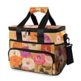 thumbnail image 1 of FORMRS Insulated Cooler Bag 24 Cans Capacity Soft Leakproof Lunch Box with Side Pockets, Abstract Floral, 1 of 7