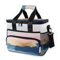 thumbnail image 1 of FORMRS Insulated Cooler Bag 24 Cans Capacity Soft Leakproof Lunch Box with Side Pockets, Abstract Painting, 1 of 7