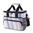 thumbnail image 1 of FORMRS Insulated Cooler Bag 24 Cans Capacity Soft Leakproof Lunch Box with Side Pockets, Abstract Pink, 1 of 7