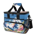 thumbnail image 1 of FORMRS Insulated Cooler Bag 24 Cans Capacity Soft Leakproof Lunch Box with Side Pockets, Abstract Snow Mountain, 1 of 7