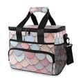 thumbnail image 1 of FORMRS Insulated Cooler Bag 24 Cans Capacity Soft Leakproof Lunch Box with Side Pockets, Art Pattern, 1 of 7