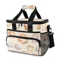 thumbnail image 1 of FORMRS Insulated Cooler Bag 24 Cans Capacity Soft Leakproof Lunch Box with Side Pockets, Beige Seashell, 1 of 7
