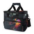 thumbnail image 1 of FORMRS Insulated Cooler Bag 24 Cans Capacity Soft Leakproof Lunch Box with Side Pockets, Black Astronaut, 1 of 7