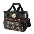thumbnail image 1 of FORMRS Insulated Cooler Bag 24 Cans Capacity Soft Leakproof Lunch Box with Side Pockets, Black Halloween Dancing Skeleton, 1 of 7