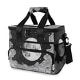 thumbnail image 1 of FORMRS Insulated Cooler Bag 24 Cans Capacity Soft Leakproof Lunch Box with Side Pockets, Black Moon, 1 of 7