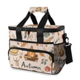 thumbnail image 1 of FORMRS Insulated Cooler Bag 24 Cans Capacity Soft Leakproof Lunch Box with Side Pockets, Campfire Pattern, 1 of 7