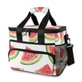 thumbnail image 1 of FORMRS Insulated Cooler Bag 24 Cans Capacity Soft Leakproof Lunch Box with Side Pockets, Cartoon Watermelon, 1 of 7