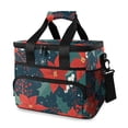 thumbnail image 1 of FORMRS Insulated Cooler Bag 24 Cans Capacity Soft Leakproof Lunch Box with Side Pockets, Christmas Berries, 1 of 7