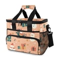 thumbnail image 1 of FORMRS Insulated Cooler Bag 24 Cans Capacity Soft Leakproof Lunch Box with Side Pockets, Christmas Santa, 1 of 7