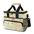 thumbnail image 1 of FORMRS Insulated Cooler Bag 24 Cans Capacity Soft Leakproof Lunch Box with Side Pockets, Colorful Flower, 1 of 7