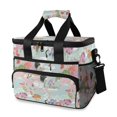 thumbnail image 1 of FORMRS Insulated Cooler Bag 24 Cans Capacity Soft Leakproof Lunch Box with Side Pockets, Colorful Flowers Blossoms, 1 of 7