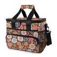 thumbnail image 1 of FORMRS Insulated Cooler Bag 24 Cans Capacity Soft Leakproof Lunch Box with Side Pockets, Colorful Flowers, 1 of 7