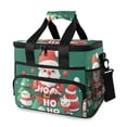 thumbnail image 1 of FORMRS Insulated Cooler Bag 24 Cans Capacity Soft Leakproof Lunch Box with Side Pockets, Cute Christmas Pattern, 1 of 7