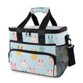 thumbnail image 1 of FORMRS Insulated Cooler Bag 24 Cans Capacity Soft Leakproof Lunch Box with Side Pockets, Cute Rabbits, 1 of 7