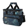 thumbnail image 1 of FORMRS Insulated Cooler Bag 24 Cans Capacity Soft Leakproof Lunch Box with Side Pockets, Dark Star Map, 1 of 7