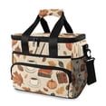 thumbnail image 1 of FORMRS Insulated Cooler Bag 24 Cans Capacity Soft Leakproof Lunch Box with Side Pockets, Fall Book, 1 of 7
