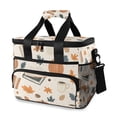 thumbnail image 1 of FORMRS Insulated Cooler Bag 24 Cans Capacity Soft Leakproof Lunch Box with Side Pockets, Fall Books, 1 of 7