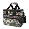 thumbnail image 1 of FORMRS Insulated Cooler Bag 24 Cans Capacity Soft Leakproof Lunch Box with Side Pockets, Floral Dogs Pattern, 1 of 7