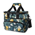 thumbnail image 1 of FORMRS Insulated Cooler Bag 24 Cans Capacity Soft Leakproof Lunch Box with Side Pockets, Floral Lemon, 1 of 7