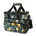 thumbnail image 1 of FORMRS Insulated Cooler Bag 24 Cans Capacity Soft Leakproof Lunch Box with Side Pockets, Floral Lemons, 1 of 7