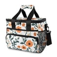 thumbnail image 1 of FORMRS Insulated Cooler Bag 24 Cans Capacity Soft Leakproof Lunch Box with Side Pockets, Flowers Pattern, 1 of 7